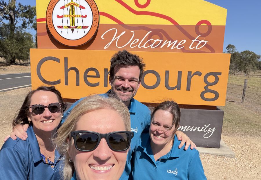 Visiting Cherbourg with the LGAQ team