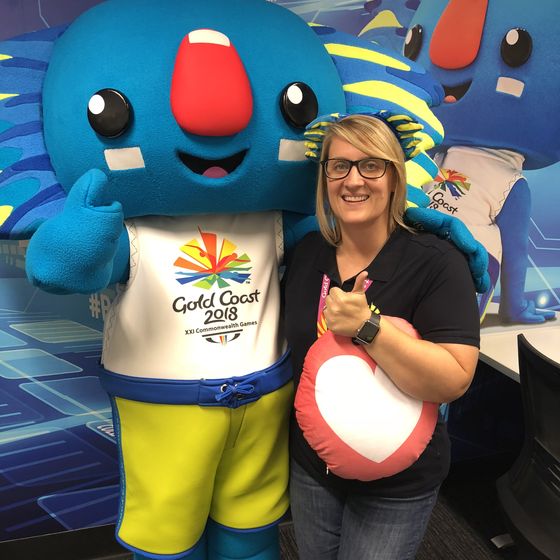 With Borobi, the GC2018 mascot