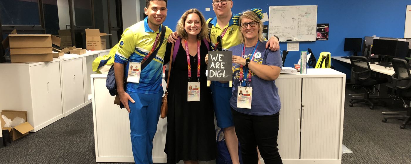 The team as the GC2018 offices were packed up