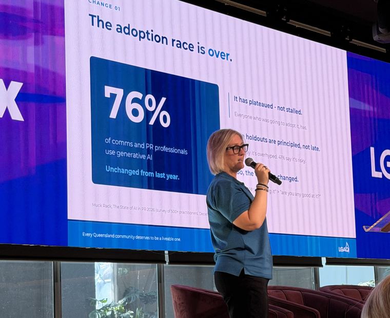 Presenting the AI update at LGx